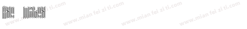 Aye Matey字体转换